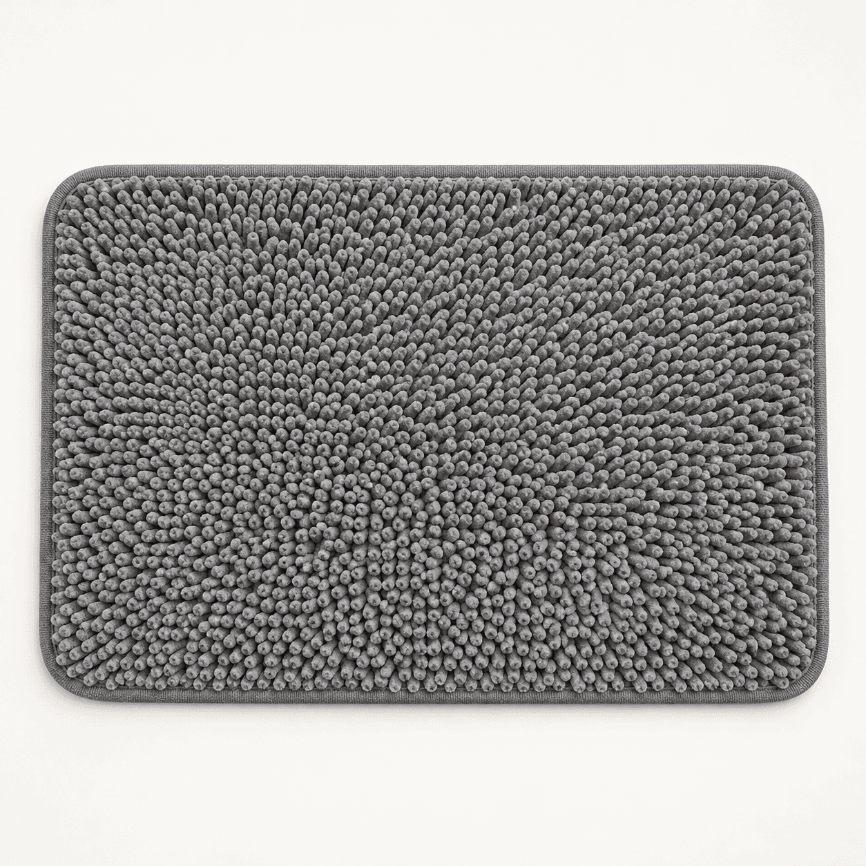 Soft microfiber cat litter mat