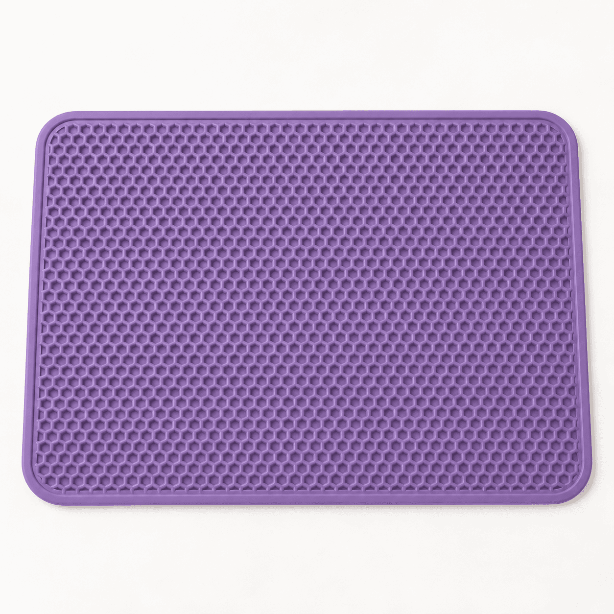 Waterproof washable rubber cat litter mat