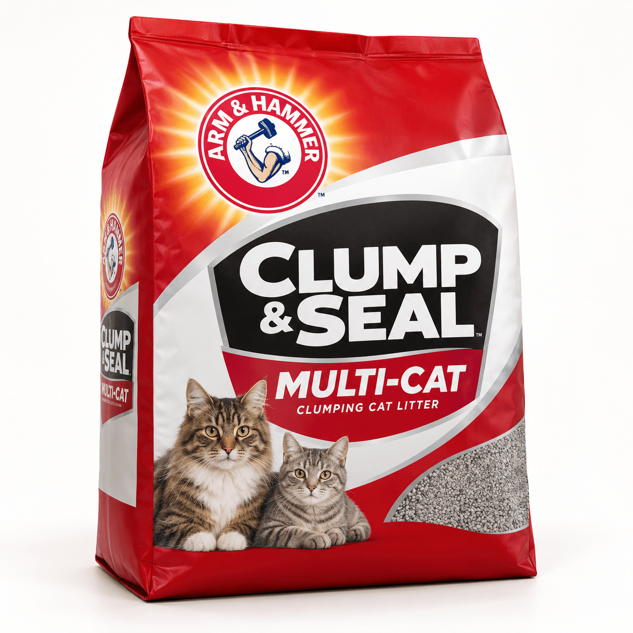 ARM and HAMMER Clump and Seal Multi-Cat cat litter