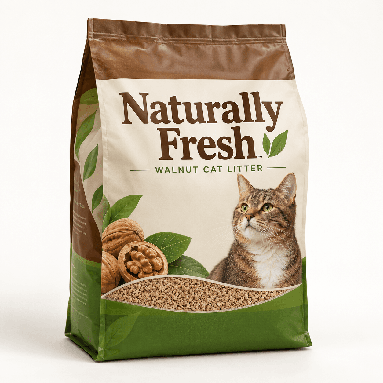 Naturally Fresh quick clumping walnut cat litter