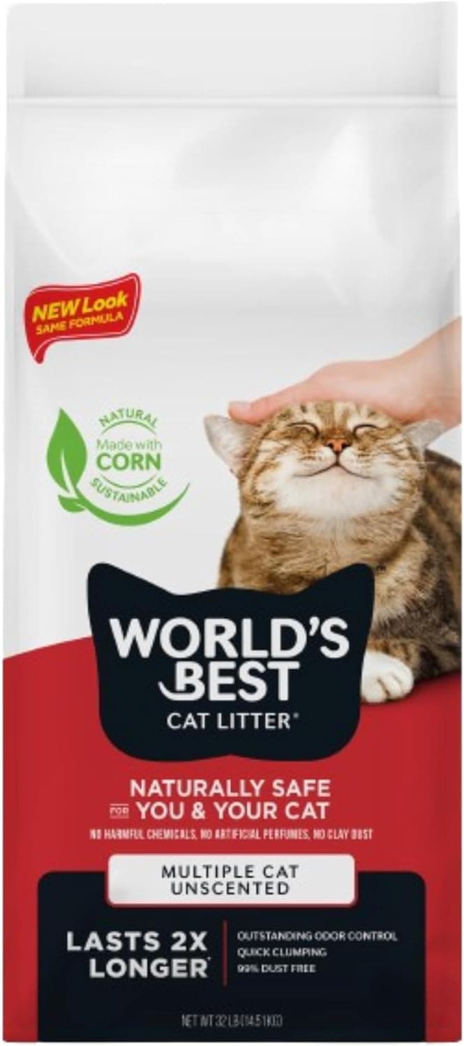 World's Best multi-cat clumping cat litter
