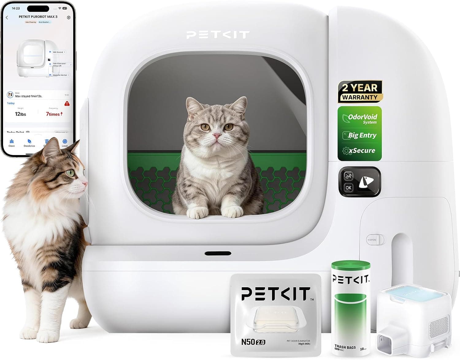 PETKIT Pura Max self-cleaning litter box